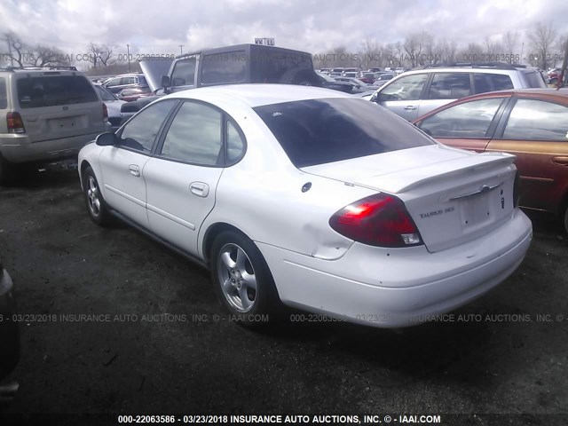 1FAFP55253G180574 - 2003 FORD TAURUS SES WHITE photo 3