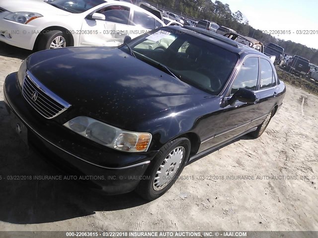 JH4KA9655VC009259 - 1997 ACURA 3.5RL BLACK photo 2