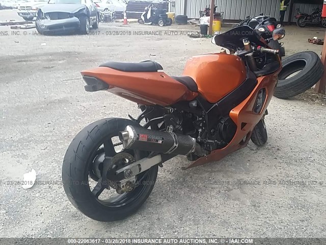 JS1GT74A422105885 - 2002 SUZUKI GSX-R1000 ORANGE photo 4