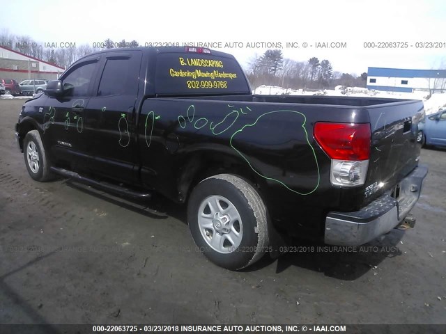 5TBBT54148S464510 - 2008 TOYOTA TUNDRA DOUBLE CAB/DOUBLE CAB SR5 BLACK photo 3