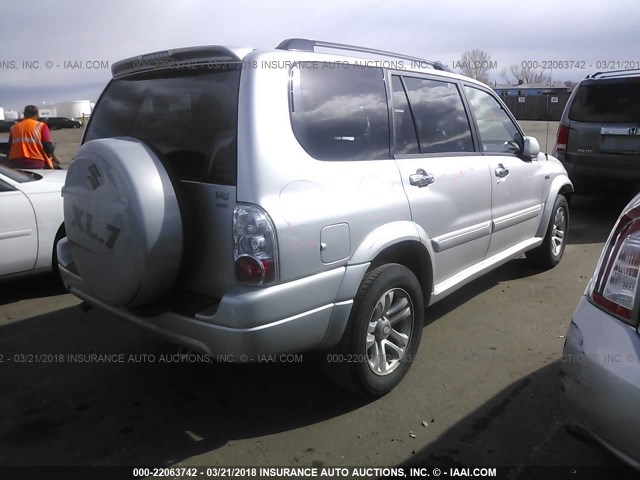 JS3TX92V844101664 - 2004 SUZUKI XL7 EX/LX SILVER photo 4