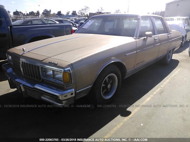 1G2BT69H1FX217363 - 1985 PONTIAC PARISIENNE BROUGHAM Champagne photo 2