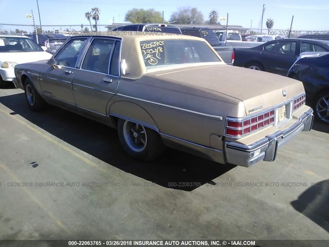 1G2BT69H1FX217363 - 1985 PONTIAC PARISIENNE BROUGHAM Champagne photo 3