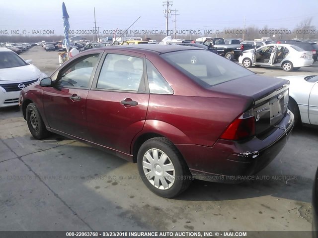 1FAFP34N47W244356 - 2007 FORD FOCUS ZX4/S/SE/SES 红色 照片 3