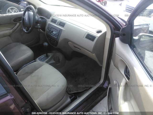 1FAFP34N47W244356 - 2007 FORD FOCUS ZX4/S/SE/SES 红色 照片 5