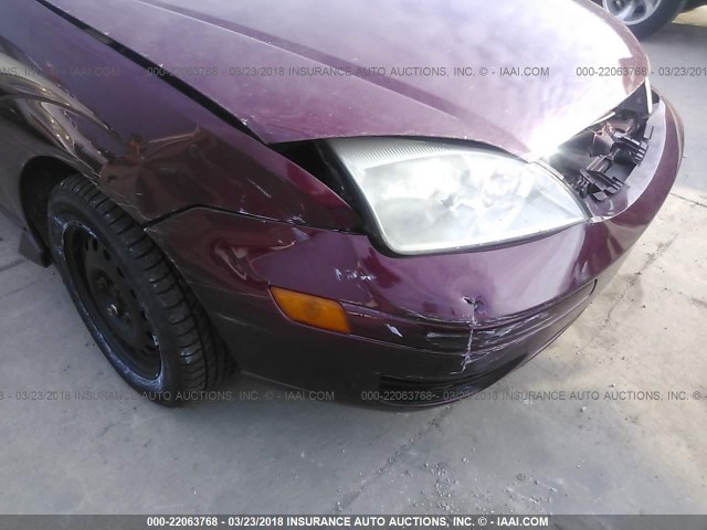 1FAFP34N47W244356 - 2007 FORD FOCUS ZX4/S/SE/SES RED photo 6