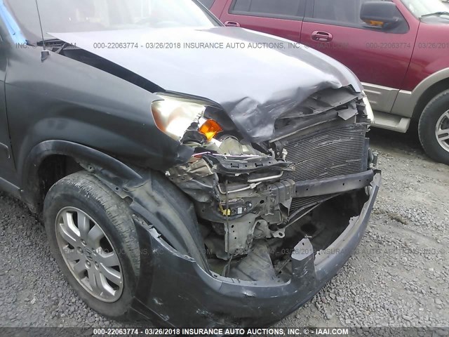 SHSRD78996U415666 - 2006 HONDA CR-V SE/EX GRAY photo 6