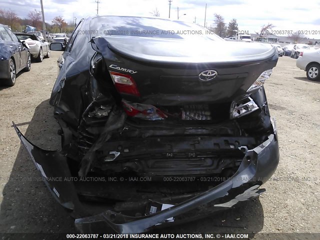 4T1BE46K38U232912 - 2008 TOYOTA CAMRY CE/LE/XLE/SE GRAY photo 6