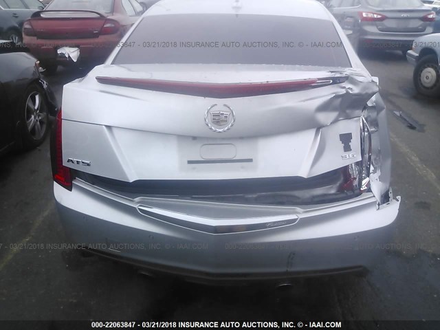 1G6AB5R38D0139424 - 2013 CADILLAC ATS LUXURY SILVER photo 6