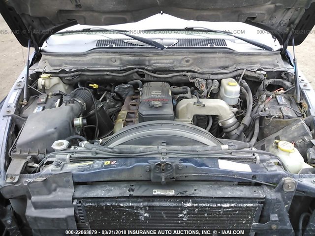 3D7KR28CX6G257881 - 2006 DODGE RAM 2500 ST/SLT 深蓝色 照片 10