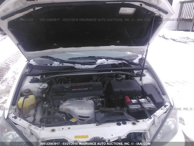 JTDBE32KX30176522 - 2003 TOYOTA CAMRY LE/XLE Սպիտակ լուսանկար 10