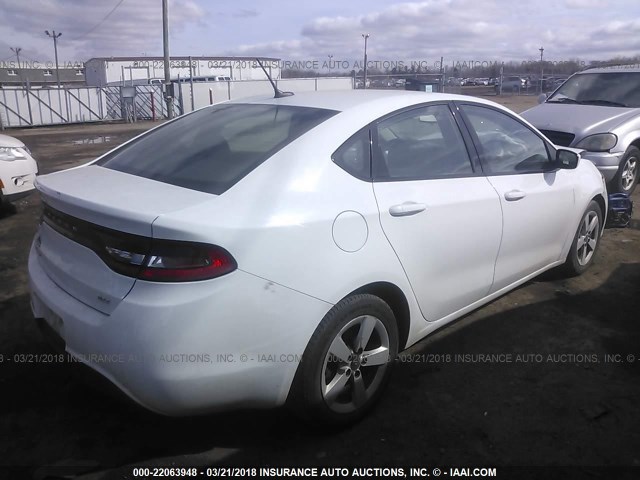 1C3CDFBBXFD265677 - 2015 DODGE DART SXT WHITE photo 4