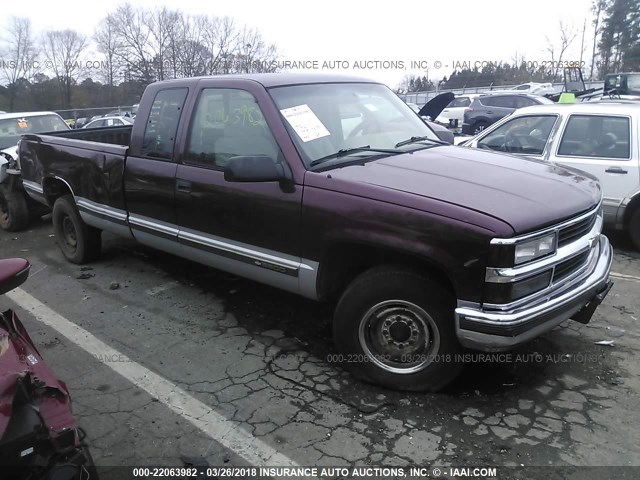 1GCGC29R3TE254439 - 1996 CHEVROLET GMT-400 C2500 BURGUNDY photo 1