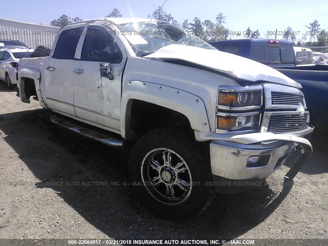 3GCUKSEC5EG274291 - 2014 CHEVROLET SILVERADO K1500 LTZ WHITE photo 1