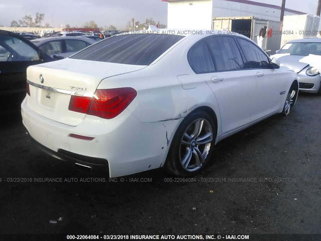 WBAKA8C53CCY37529 - 2012 BMW 750 I WHITE photo 4