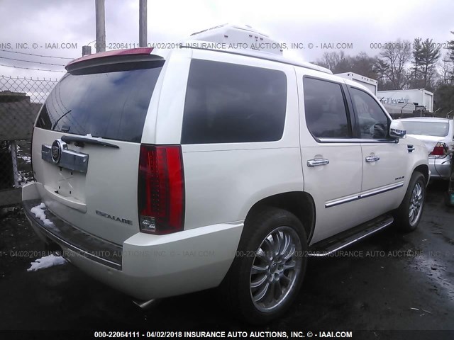 1GYS4BEF4BR104621 - 2011 CADILLAC ESCALADE LUXURY WHITE photo 4