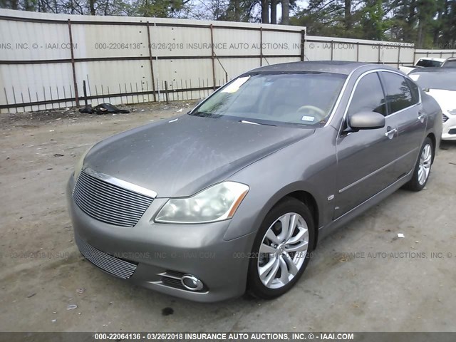 JNKAY01E98M601272 - 2008 INFINITI M35 SPORT GRAY photo 2