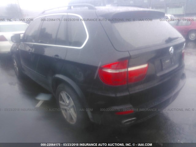 5UXFE83597LZ43397 - 2007 BMW X5 4.8I BLACK photo 3