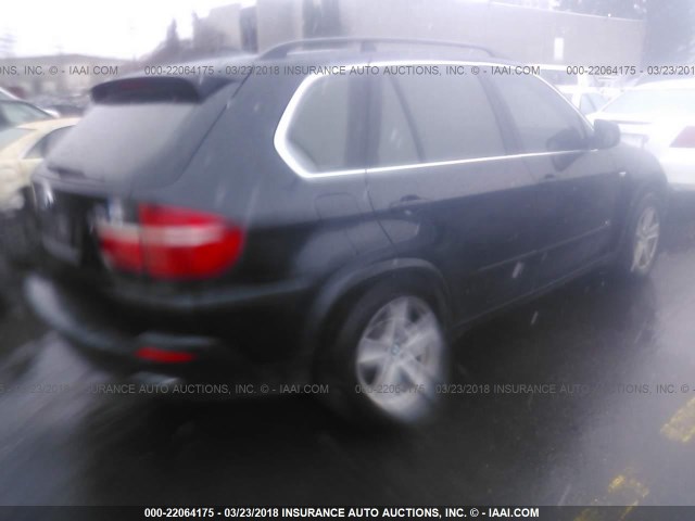 5UXFE83597LZ43397 - 2007 BMW X5 4.8I BLACK photo 4