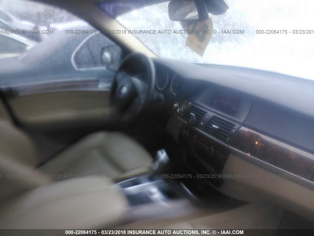 5UXFE83597LZ43397 - 2007 BMW X5 4.8I BLACK photo 5