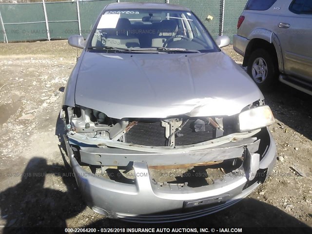 3N1CB51A85L535683 - 2005 NISSAN SENTRA 1.8S SILVER photo 6