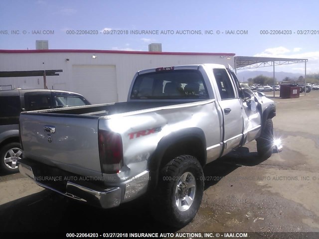 3D7KS28D36G222239 - 2006 DODGE RAM 2500 ST/SLT SILVER photo 4