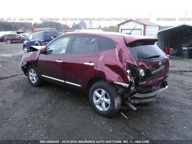 JN8AS5MT0DW549124 - 2013 NISSAN ROGUE S/SV RED photo 3