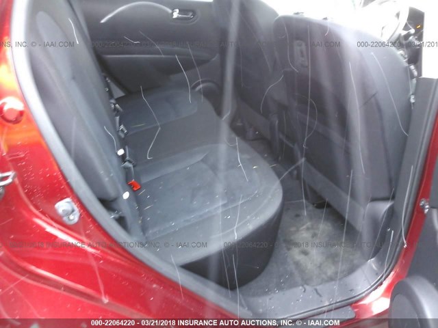 JN8AS5MT0DW549124 - 2013 NISSAN ROGUE S/SV RED photo 8