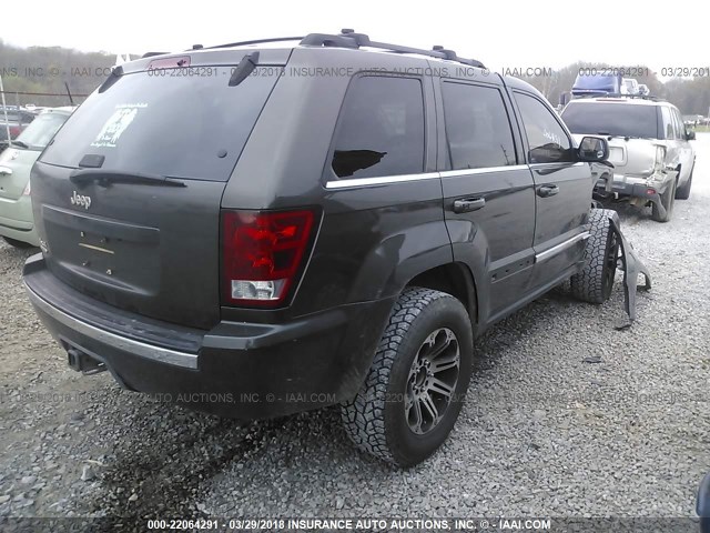 1J4HR58N76C283682 - 2006 JEEP GRAND CHEROKEE LIMITED GRAY photo 4