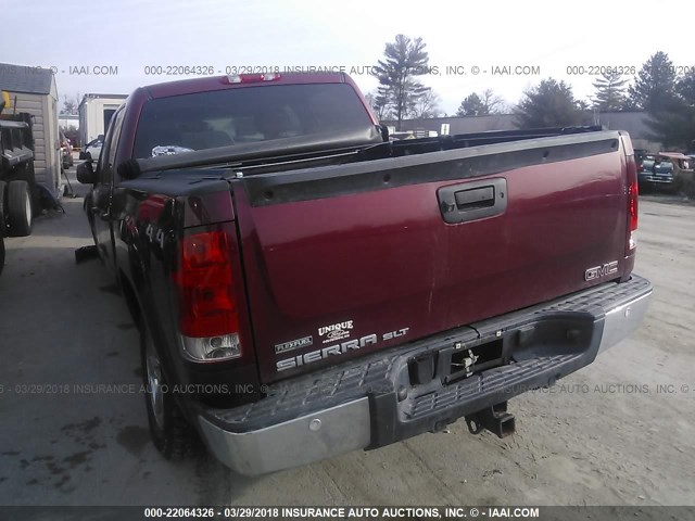 3GTEK33379G207341 - 2009 GMC SIERRA K1500 SLT RED photo 3