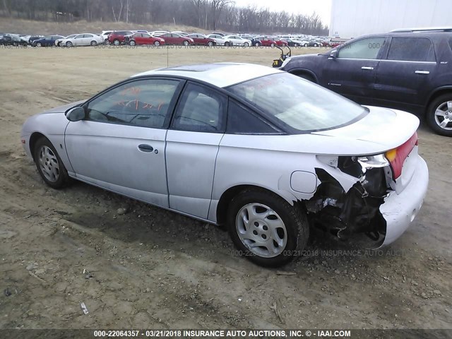 1G8ZP14881Z337743 - 2001 SATURN SC1 SILVER photo 3