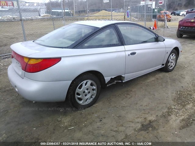 1G8ZP14881Z337743 - 2001 SATURN SC1 SILVER photo 4