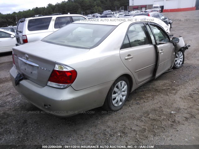 4T1BE32K95U500230 - 2005 TOYOTA CAMRY LE/XLE/SE Qızıl foto 4