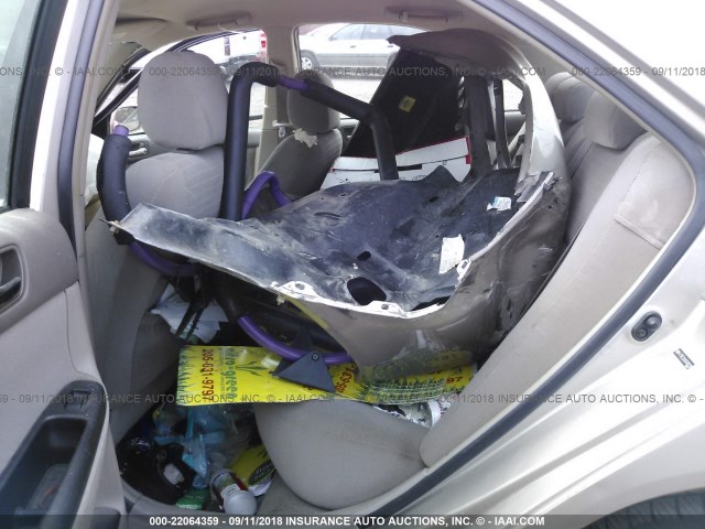 4T1BE32K95U500230 - 2005 TOYOTA CAMRY LE/XLE/SE Qızıl foto 8