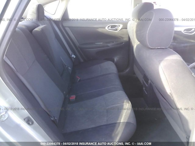 3N1AB7AP2EL612975 - 2014 NISSAN SENTRA S/SV/SR/SL 银色 照片 8