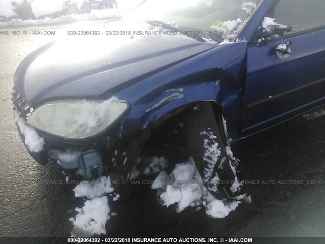 2HGES16354H570232 - 2004 HONDA CIVIC DX VP ლურჯი ფოტო 6