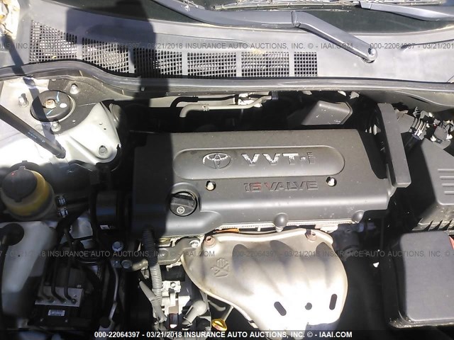 4T1BE46K38U792123 - 2008 TOYOTA CAMRY CE/LE/XLE/SE SILVER photo 10