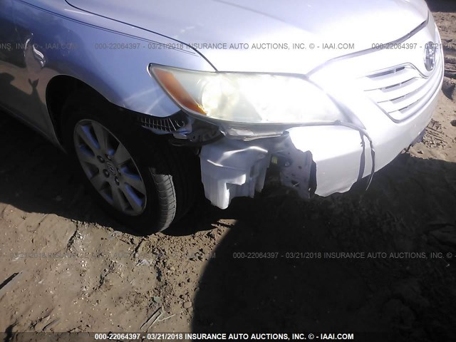 4T1BE46K38U792123 - 2008 TOYOTA CAMRY CE/LE/XLE/SE SILVER photo 6