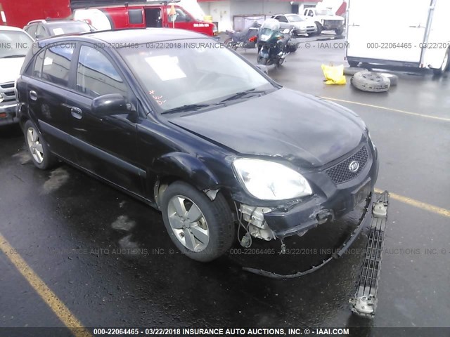 KNADE163086332066 - 2008 KIA RIO 5 SX BLACK photo 1