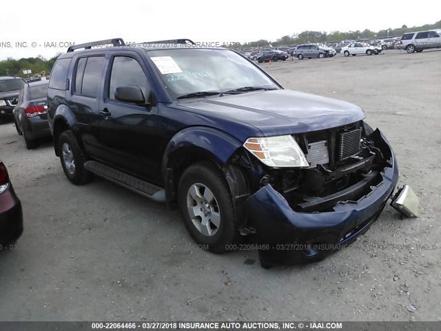 5N1AR18B89C618860 - 2009 NISSAN PATHFINDER S/LE/SE Dark Blue photo 1