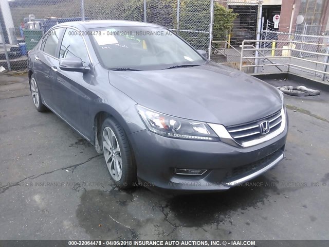 1HGCR2F51DA802852 - 2013 HONDA ACCORD SPORT BLACK photo 1