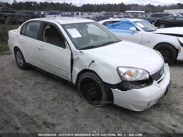 1G1ZS58N68F118876 - 2008 CHEVROLET MALIBU LS თეთრი ფოტო 1