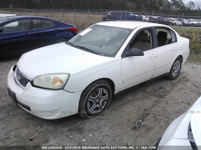 1G1ZS58N68F118876 - 2008 CHEVROLET MALIBU LS თეთრი ფოტო 2