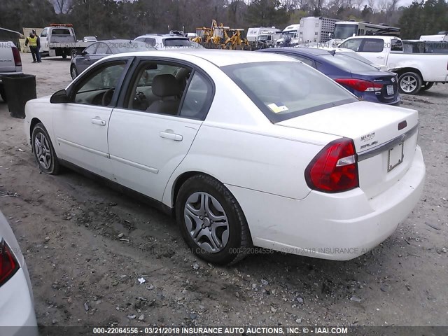 1G1ZS58N68F118876 - 2008 CHEVROLET MALIBU LS თეთრი ფოტო 3