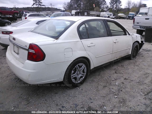 1G1ZS58N68F118876 - 2008 CHEVROLET MALIBU LS თეთრი ფოტო 4