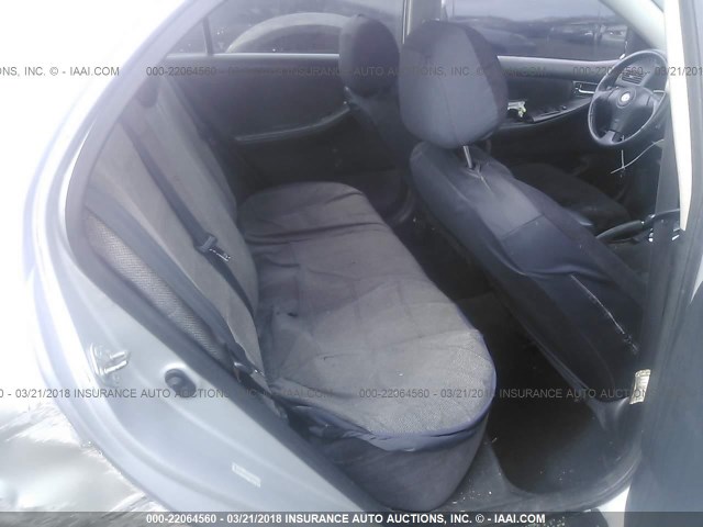 1NXBR32E97Z863323 - 2007 TOYOTA COROLLA CE/LE/S SILVER photo 8