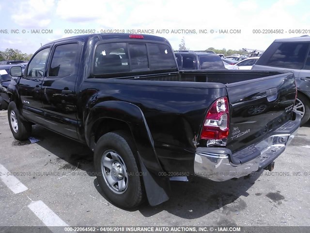 3TMJU62N57M032499 - 2007 TOYOTA TACOMA DOUBLE CAB PRERUNNER BLACK photo 3
