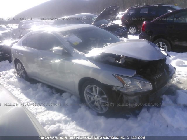 1N4AA5APXCC852701 - 2012 NISSAN MAXIMA S/SV SILVER photo 1