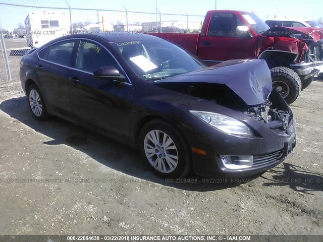 1YVHZ8CBXA5M35787 - 2010 MAZDA 6 S BURGUNDY photo 1