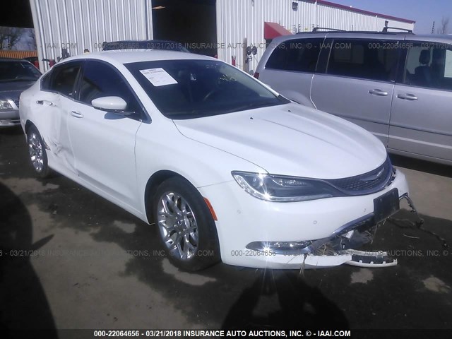 1C3CCCEG1FN523863 - 2015 CHRYSLER 200 C WHITE photo 1